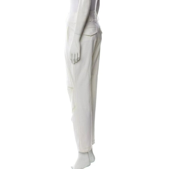 Nells Nelson Cream Virgin Wool Pants – Size M/38IT – High-Rise – Straight Leg - Picture 8 of 8